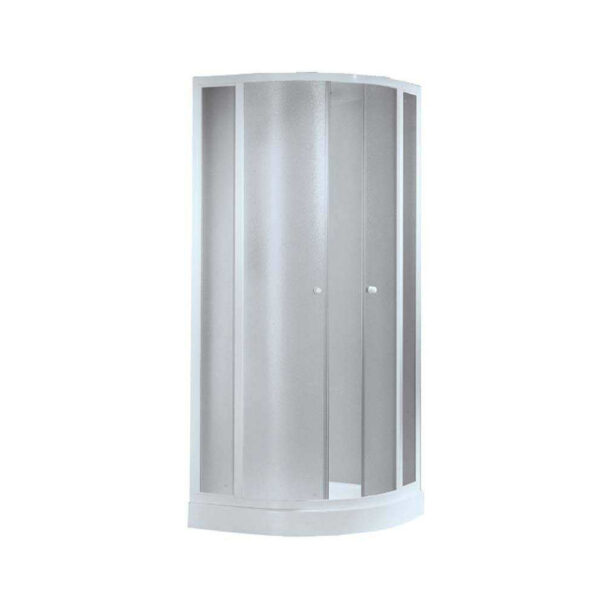 Box doccia semicircolare 2 ante scorrevoli 80cm Giava