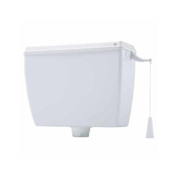 Cassetta alta in PVC Alfa con coperchio e catenella CR