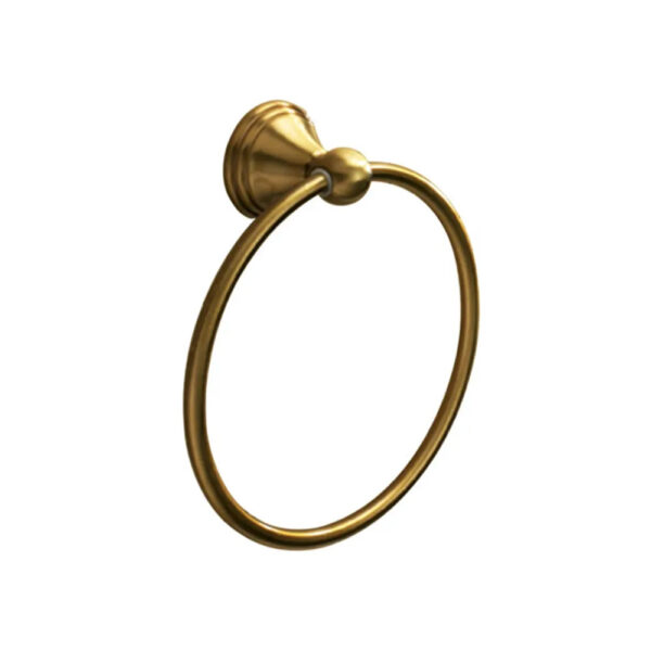 Portasciugamani ottone bronzato ad anello Romance Gedy
