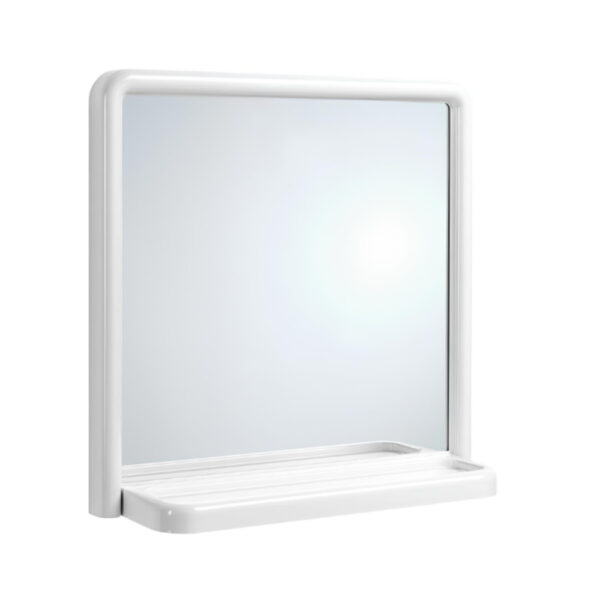 Specchio Da Bagno Rettangolare Con Mensola