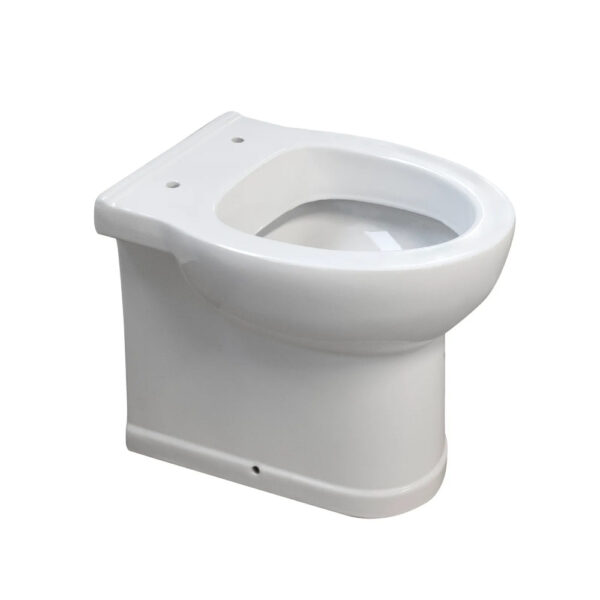 Vaso A Pavimento Filo Parete Bianco Opaco