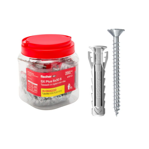 Tasselli Con Viti Truciolari SX Plus 6 S Fischer