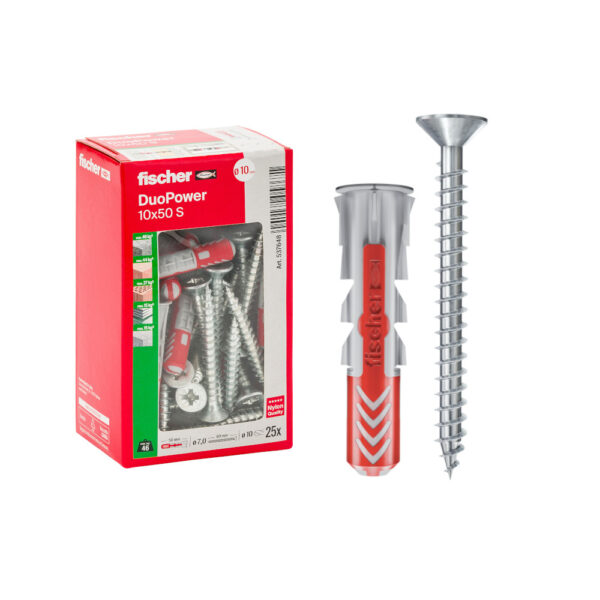 Tasselli Duopower Con Viti 10x50 S Fischer