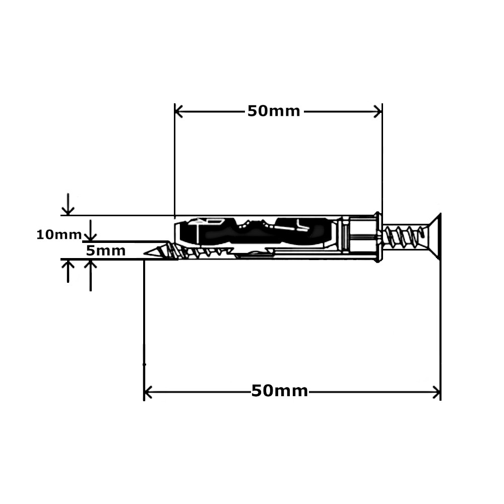 Tassello Fissaggio In nylon Fischer DUOTEC 10S Tassello Fissaggio In nylon Fischer DUOTEC 10S - immagine 2