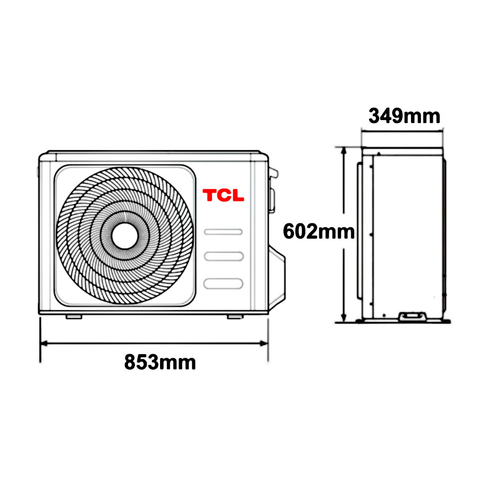 Condizionatore Trial 18000+12000+9000 BTU TCL BreezeIN P5 A++/A+ Condizionatore Trial 18000+12000+9000 BTU TCL BreezeIN P5 A++/A+ - immagine 3