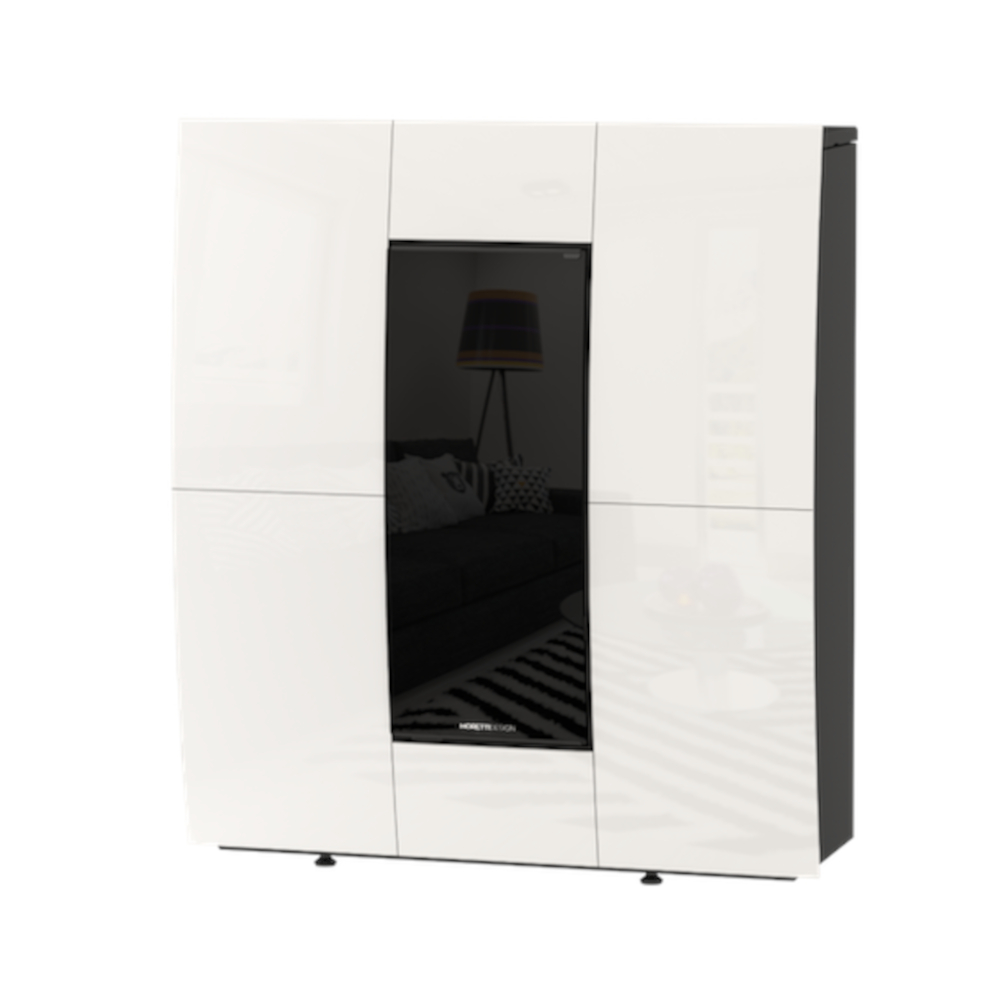 Stufa a Pellet COMPACT GLASS 12kW Bianca Moretti Design Stufa a Pellet COMPACT GLASS 12kW Bianca Moretti Design