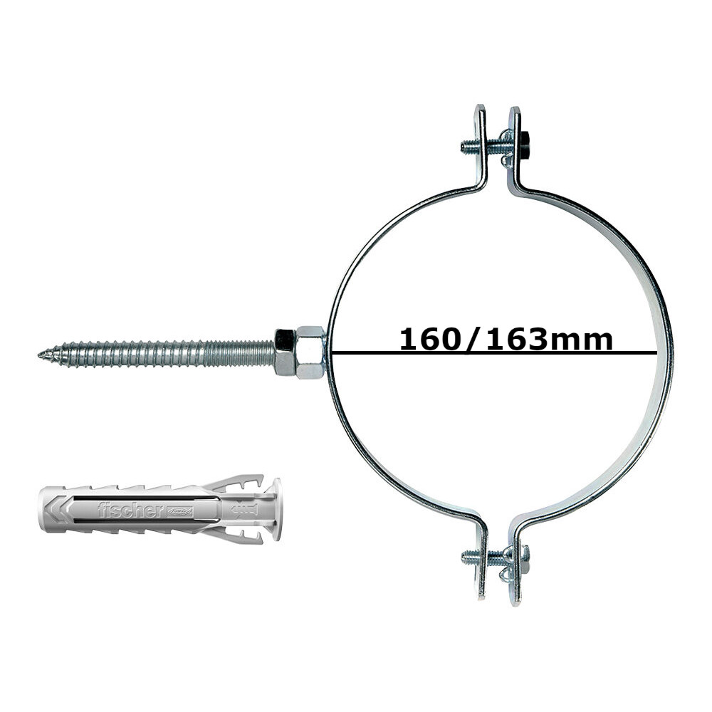 Collare Per Tubi CPE-SL Ø160 V Fischer Collare Per Tubi CPE-SL Ø160 V Fischer - immagine 2