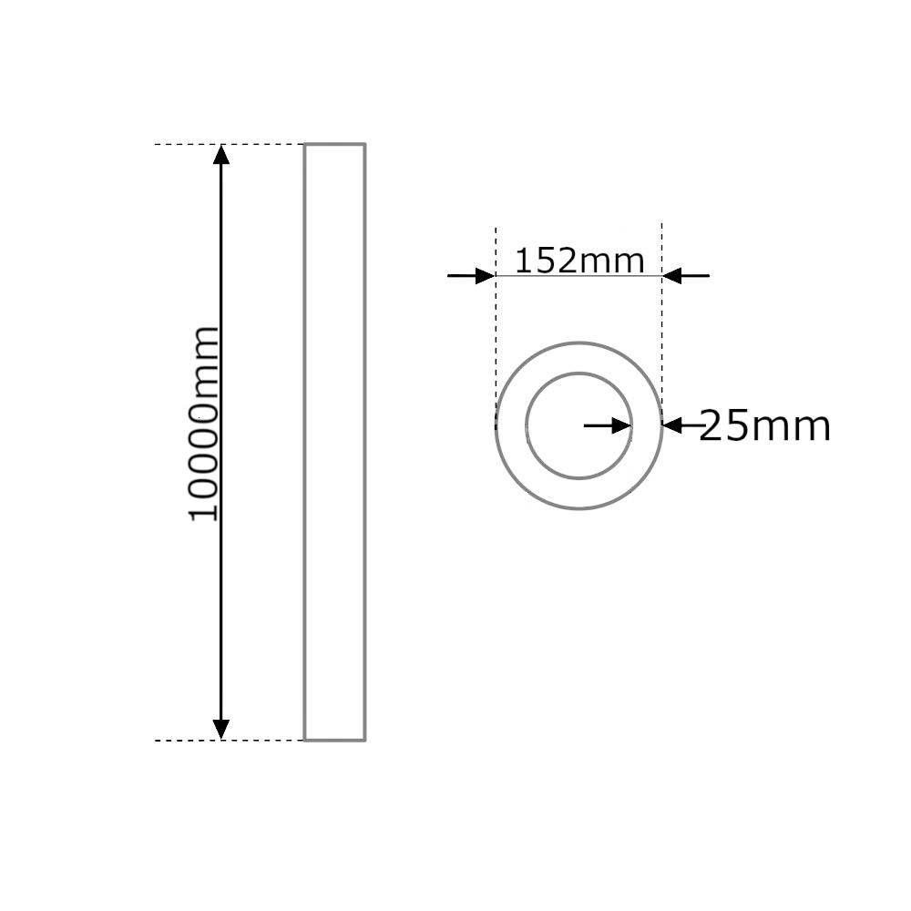 Tubo Flessibile Isolato Condizionamento Ø152mm 10mt Ecoclima Tubo Flessibile Isolato Condizionamento Ø152mm 10mt Ecoclima - immagine 2