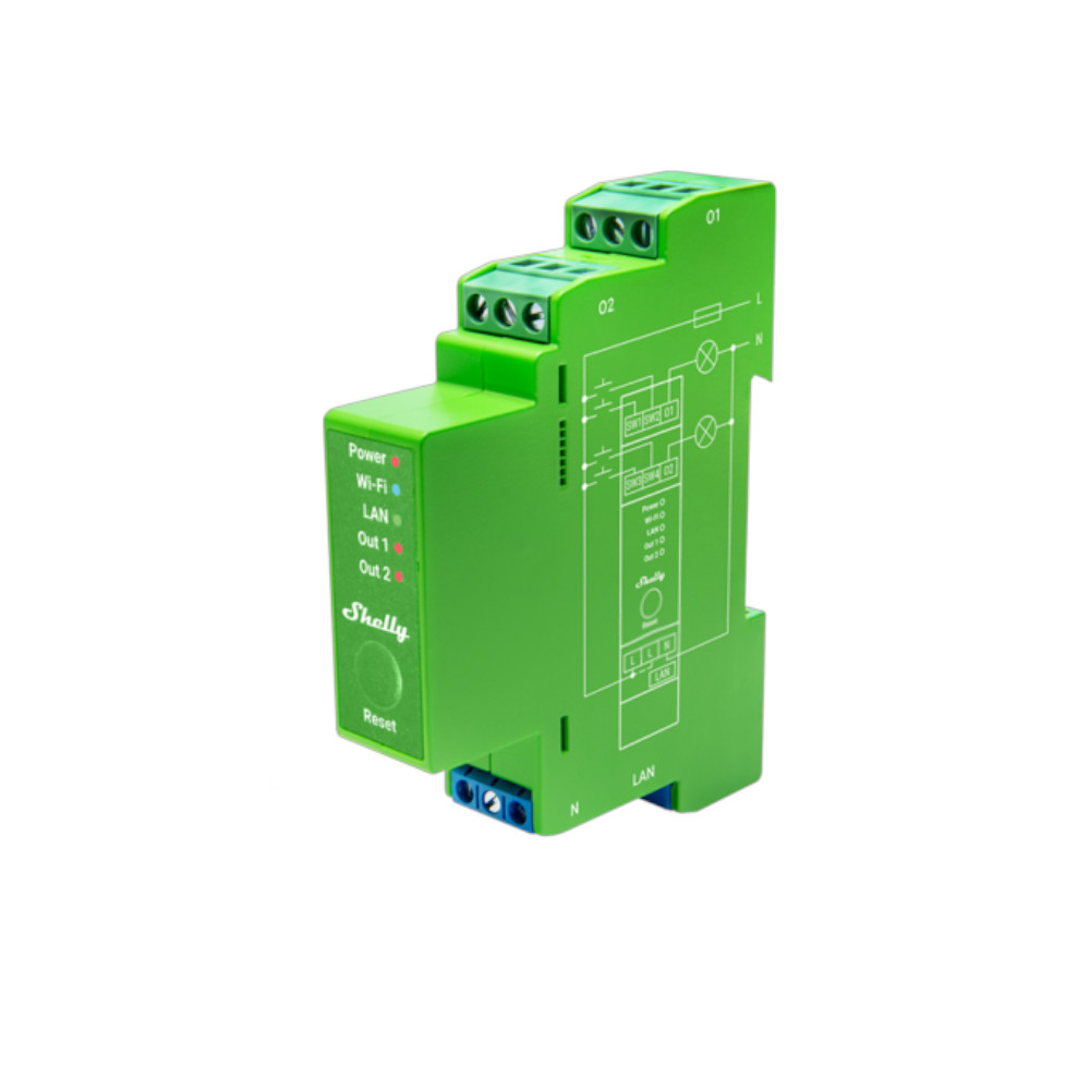 Shelly Pro Dimmer 2PM Shelly Pro Dimmer 2PM