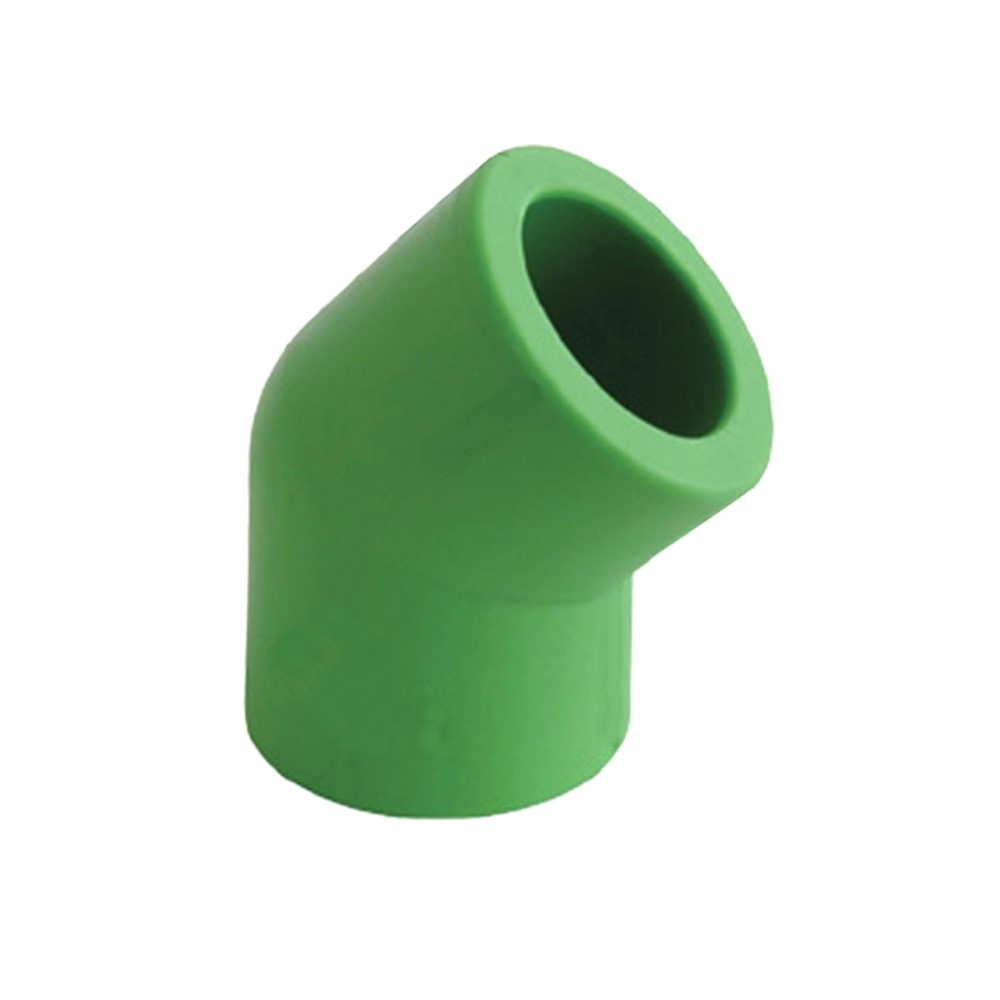 Gomito 45° PP-R Verde A Saldare FF Ø50mm Bampi Gomito 45° PP-R Verde A Saldare FF Ø50mm Bampi